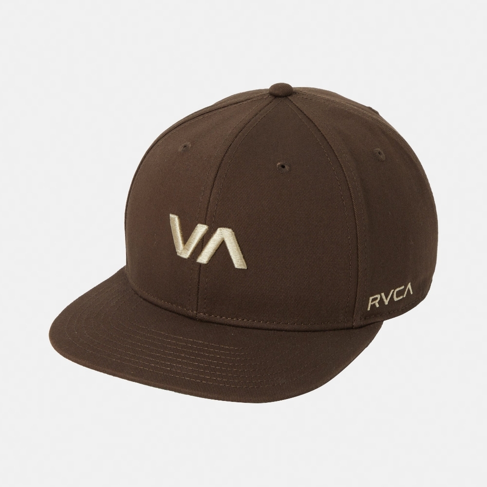 RVCA Brown Cap with Cream Logo